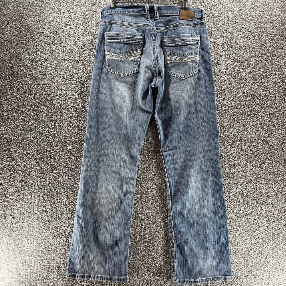 BKE Denim Men's Tyler Straight Leg Denim Blue Jeans Sz 34 R